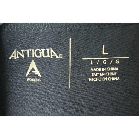 Antigua Women Dallas Cowboys Quarter Zip Pullover Fleece Jacket Size L - Picture 2 of 7